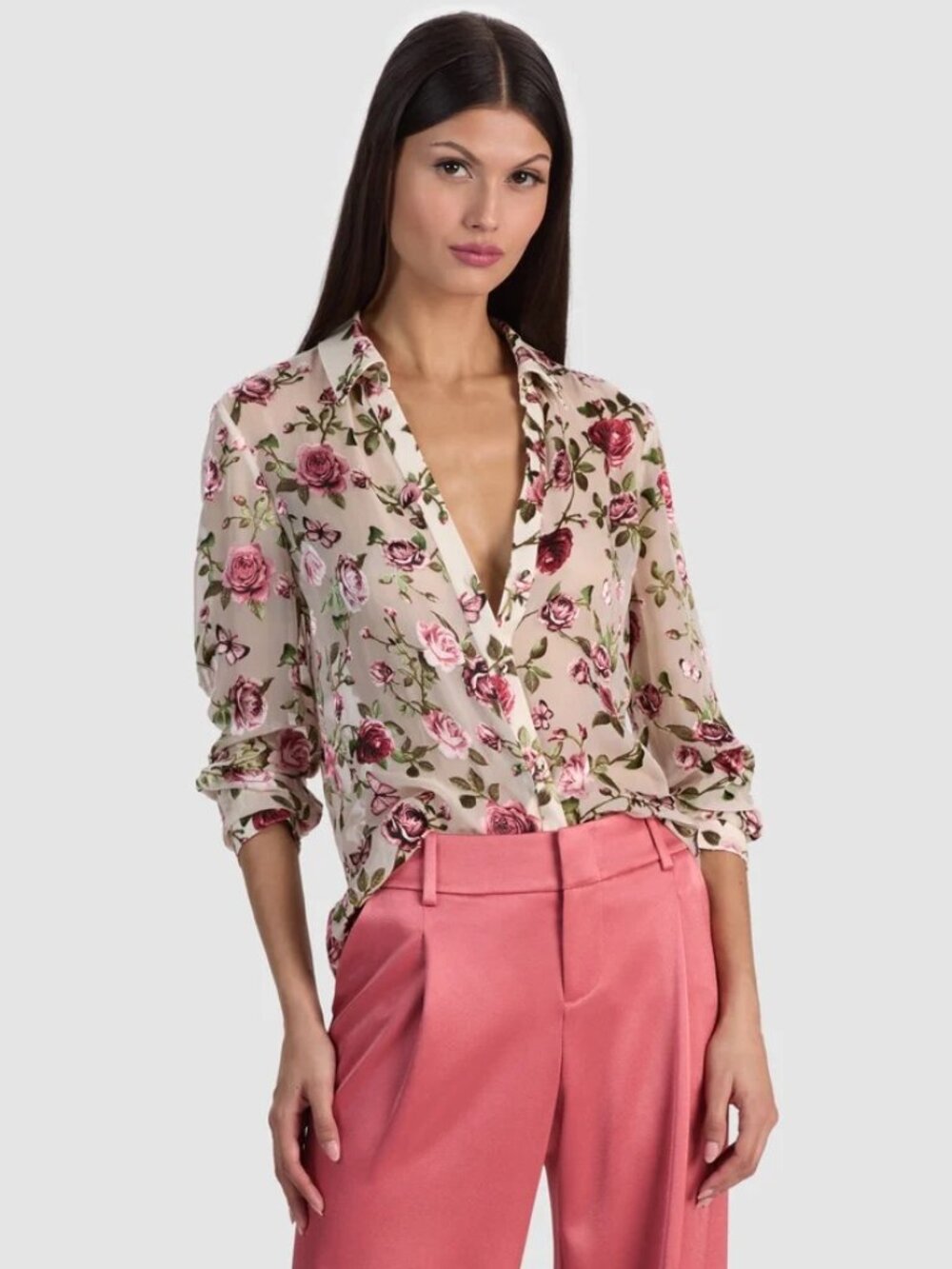 Alice and Olivia Eloise button down
